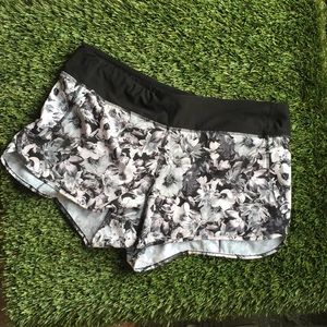 Floral running shorts